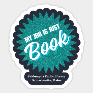 Just Book - Blue Sticker